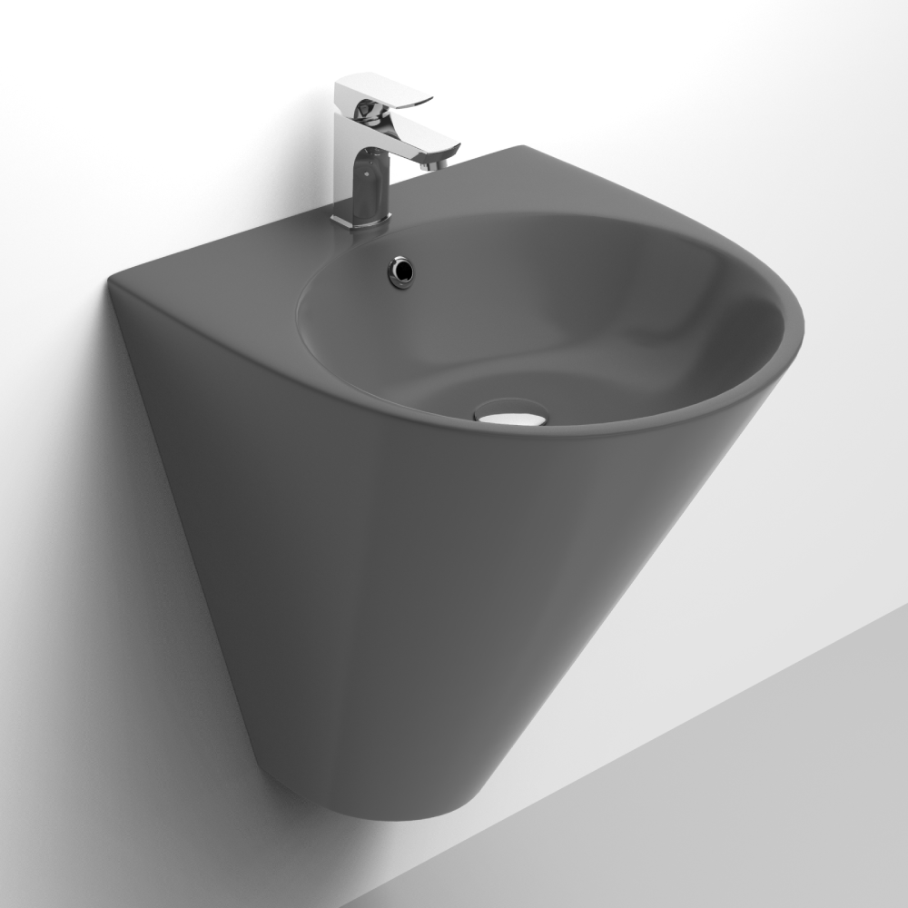 Lavoar baie suspendat Celesta Egea  48x58x52 5 cm  anthracite