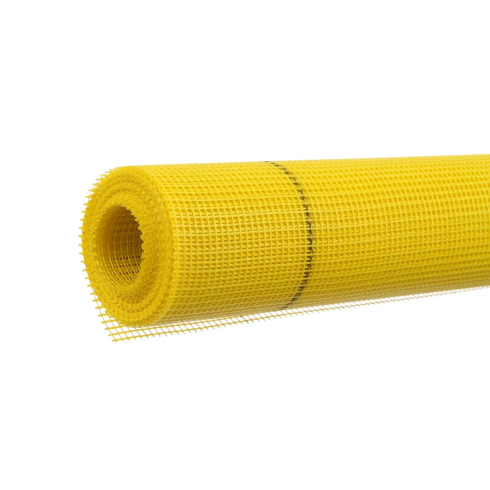 Plasa polistiren  fibra de sticla  160 gr/mp Yellow