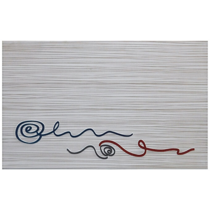 Faianta decorativa Lena Spiral Anthracite  25 x 40