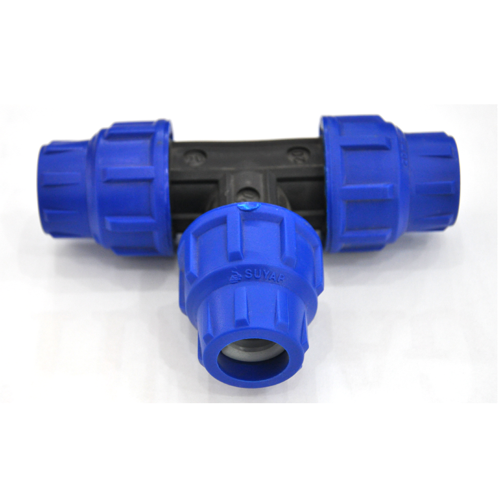 Teu compresiune PEHD diametru 32 mm 1 Teu compresiune PEHD diametru 32 mm