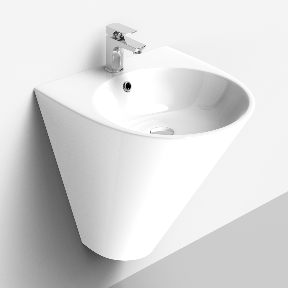 Lavoar baie suspendat Celesta Egea  48 cm (48x58x52.5)  alb