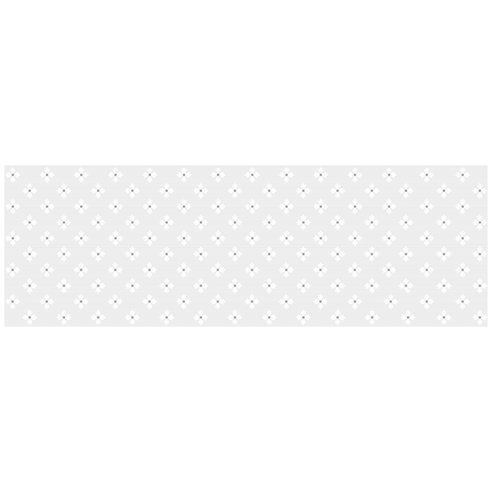 Faianta decorativa rectificata Tria (Florence) White  33 x 99