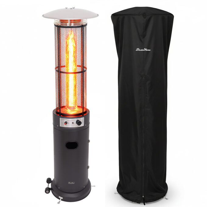 Husa de Protectie pentru Incalzitor de Terasa pe Gaz, Model Solaris, Doctor Home, 183 X 53 - Negru