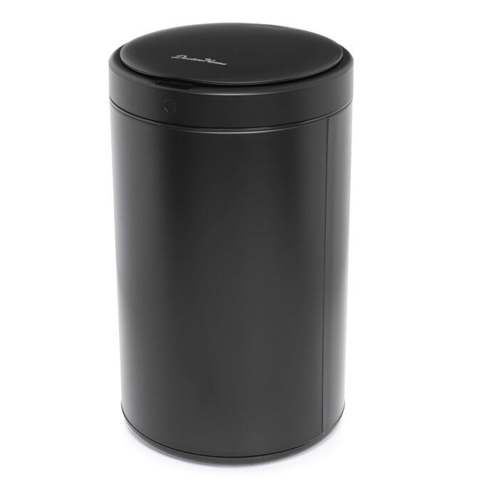 Cos de Gunoi Smart, Doctor Home Siri, Senzor de Miscare, Otel Inoxidabil, 12L - Negru