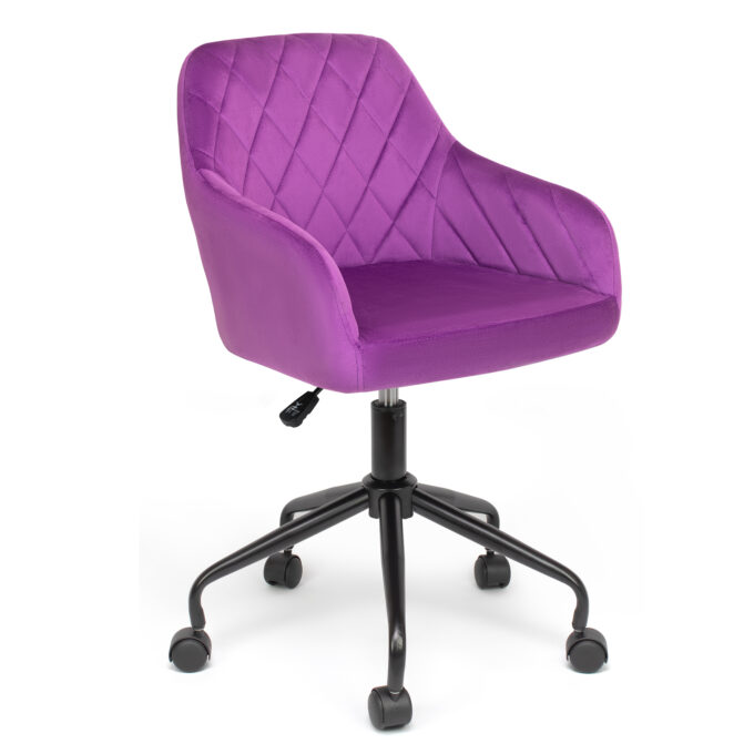 Scaun de Birou, Dr.Home Tommy, Catifea – Violet