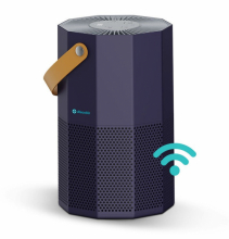 Purificator de aer AlecoAir P25 ROUBIQ, Wi-Fi, Lampa UV-C, Filtru True HEPA si Carbune Activ, Ionizare, PM 2.5