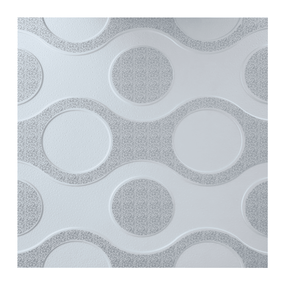 Tavan fals decorativ 3D  Light Grey 08121  500 x 500 mm