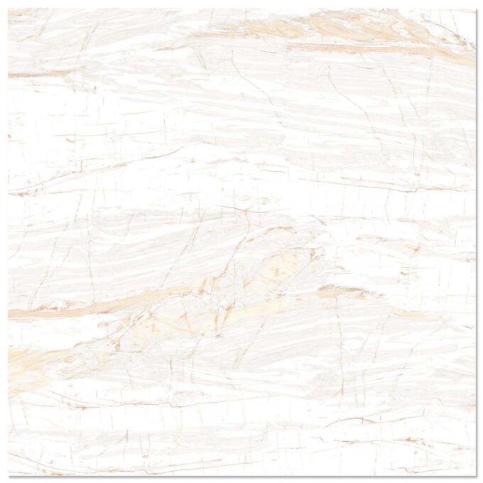Gresie exterior / interior portelanata Valencia White  45 x 45 cm  lucioasa  tip marmura