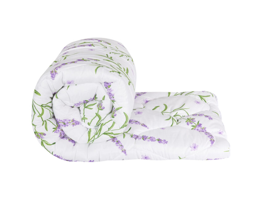 Pilota matlasata Lavanda Confort Somnart, 140x200 cm, 250 g, microfibra, vara