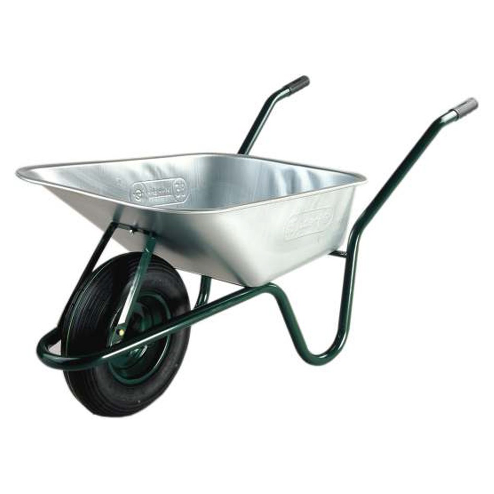 Roaba constructii cu roata pneumatica galvanizata Limex profi 100 L