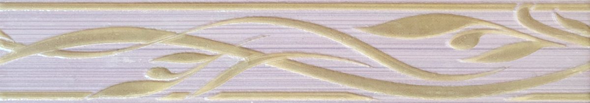 Brau decorativ faianta baie / bucatarie Sorely Lila  7 x 40