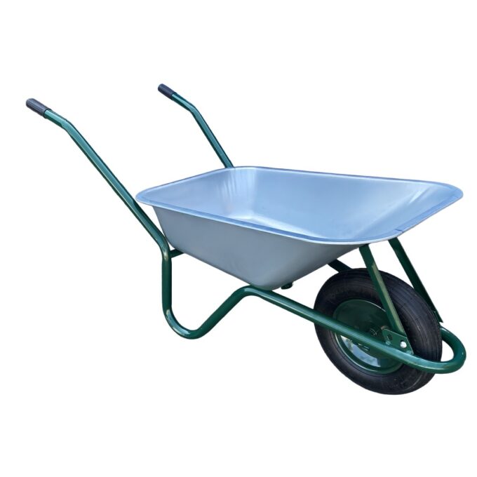 Roaba constructii cu roata pneumatica galvanizata Ekotools 100 L