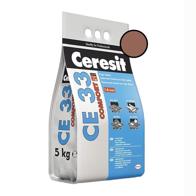 Chit de rosturi gresie si faianta Ceresit CE 33 Cocoa  2 Kg