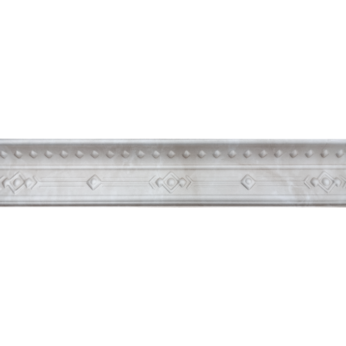 Bagheta decorativa V01-50-SR polistiren extrudat gri 12x200 cm