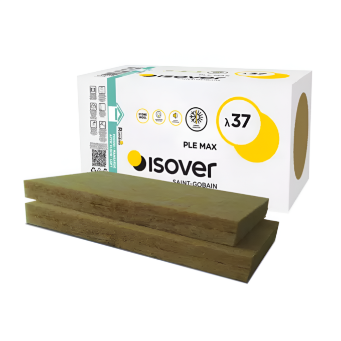 Vata minerala bazaltica Isover PLE MAX  50 mm  7.2 mp