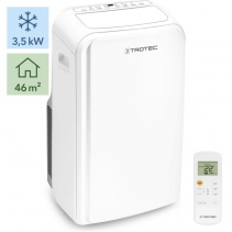 Aer conditionat portabil Trotec PAC 3500 SH, Capacitate 12.000 Btu, Debit 420mc/ora, Telecomanda, Display, Timer, Pentru 115mc