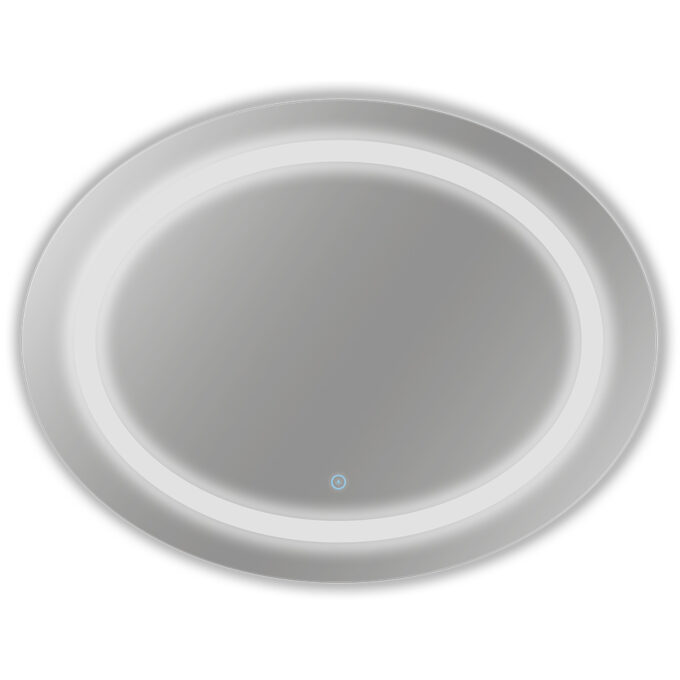 Oglinda baie cu LED si buton touch RO-165  80x60 cm