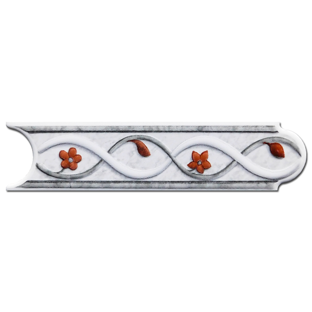 Brau decorativ faianta baie / bucatarie SF 35 Gris 5 x 20