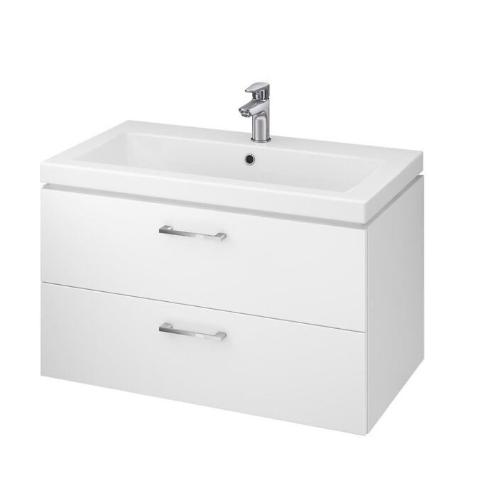 Masca chiuveta / lavoar baie Cersanit DSM S926-005  pentru lavoar Lara 80 cm  alb