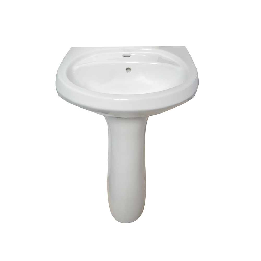 Set lavoar cu piedestal Repose  55 cm  alb lucios