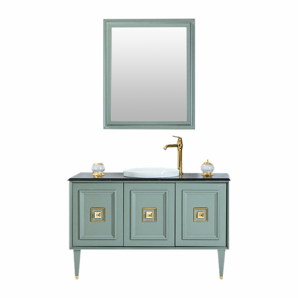 Set mobilier baie Arma  3 piese  verde  120 cm