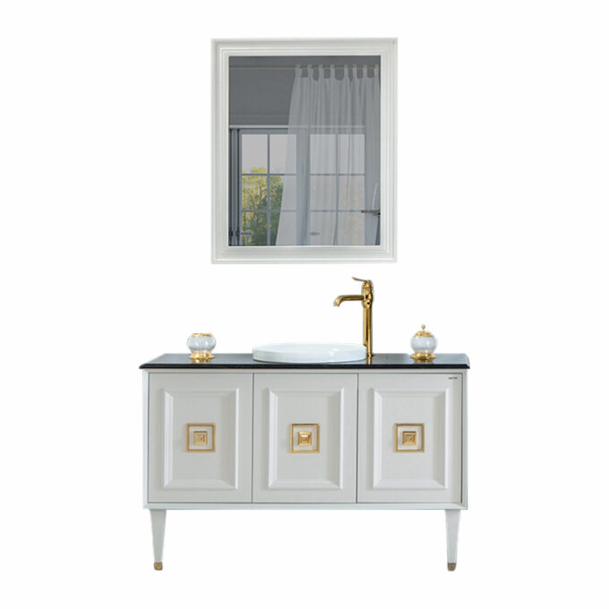 Set mobilier baie Arma  3 piese  alb  120 cm