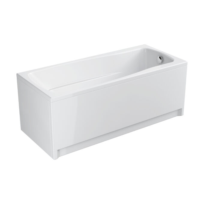 Cada baie dreptunghiulara Cersanit Lana S301-162  cu picioare reglabile  acril  160 x 70 cm