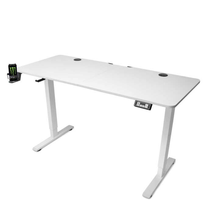Birou Electric Reglabil pe Inaltime, Dr.Shield Nova, 140 x 60 x 75 CM - Alb