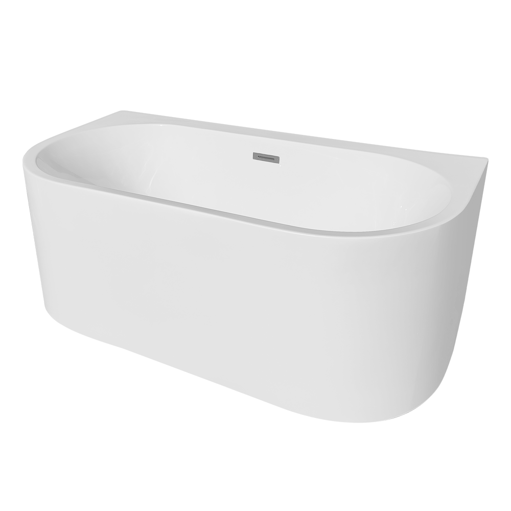 Cada baie freestanding Bella WB-860  acril  170 x 80 x 59 cm  alb