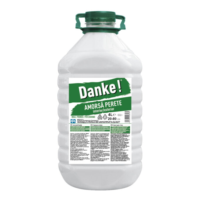 Amorsa pentru perete Danke interior/exterior 4 L