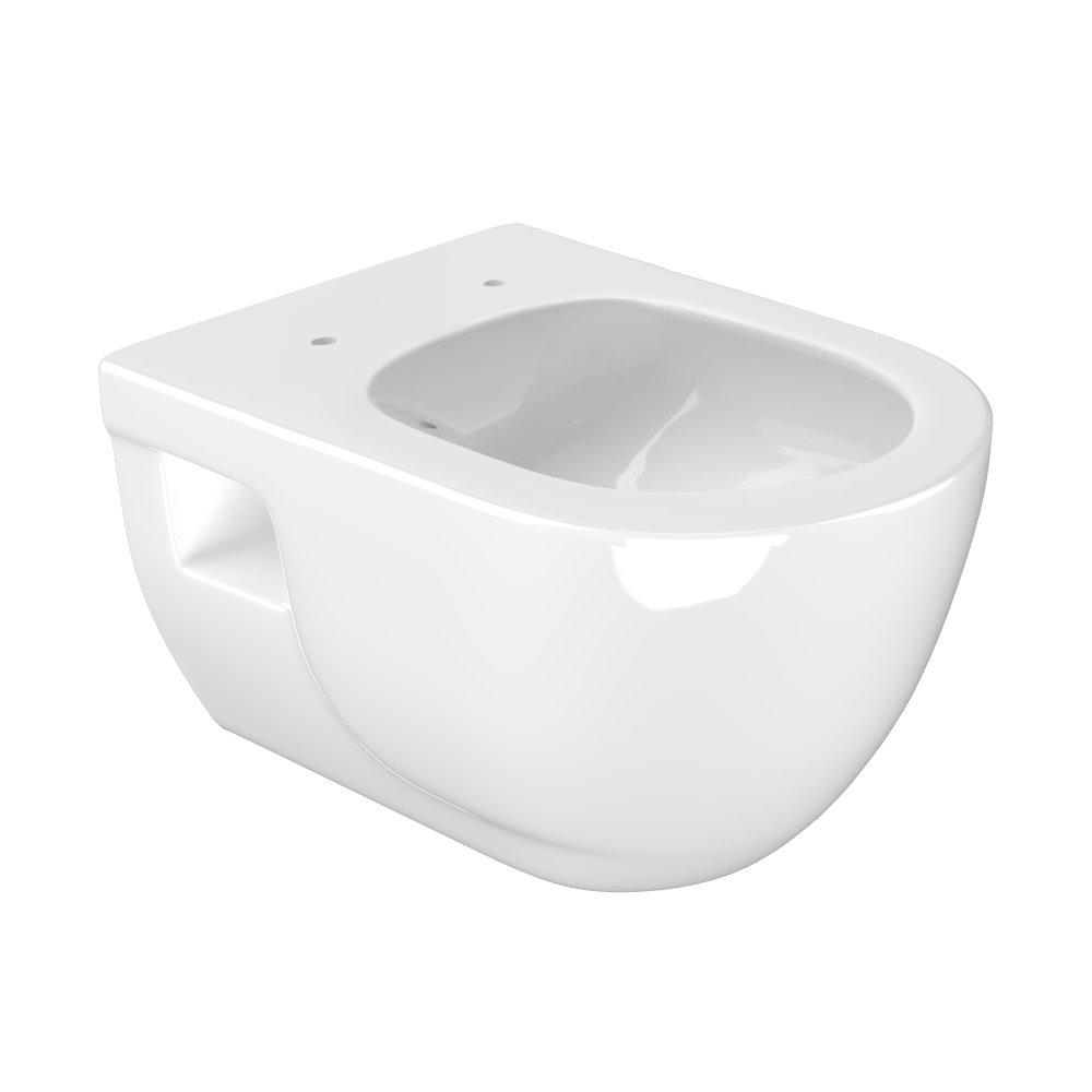 Vas WC suspendat rimless Celesta Brillo  53 x 35 5 cm  ceramica  alb