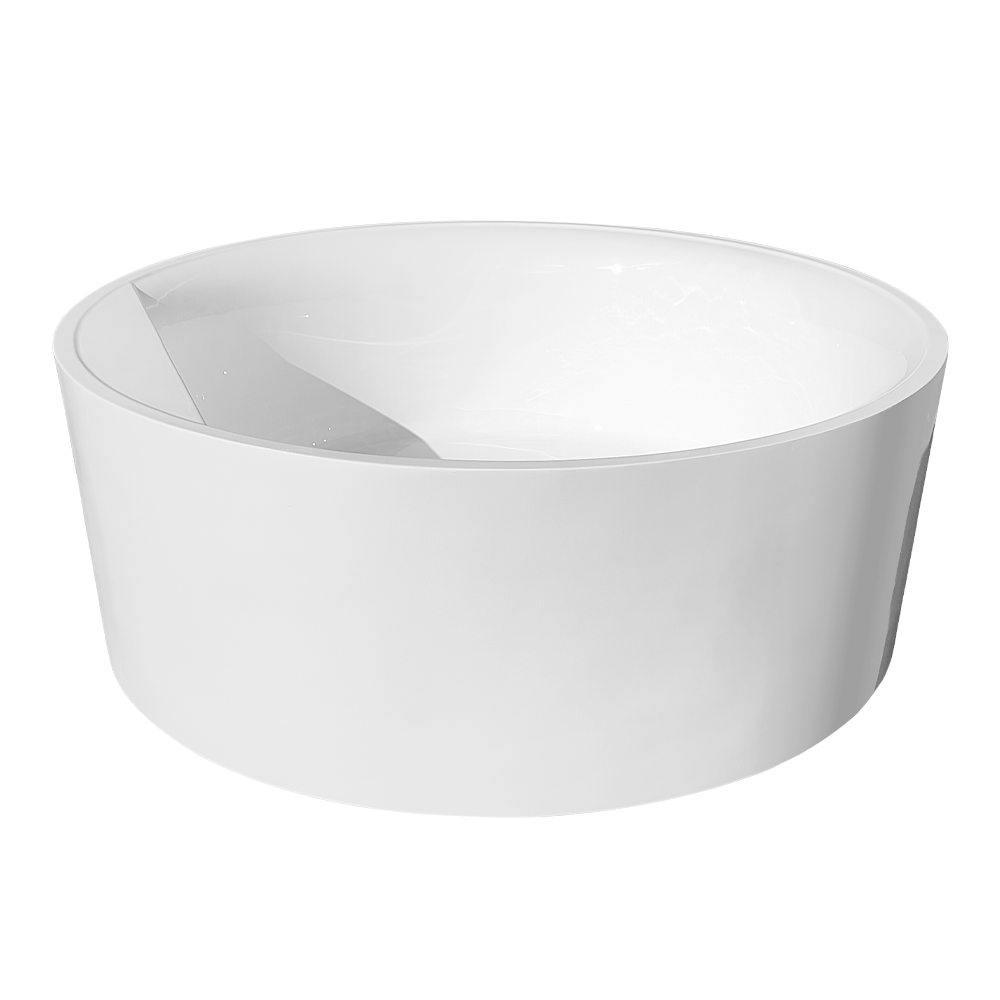 Cada baie freestanding Bella WB-838  acril  120 x 120 x 58 cm  alb