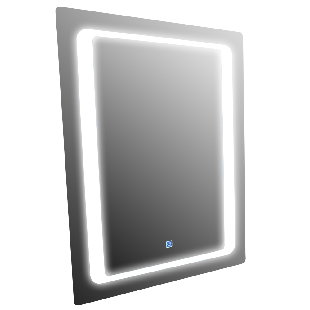 Oglinda baie cu LED si buton touch RO-05  60x80 cm