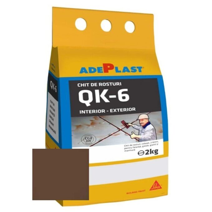 Chit de rosturi gresie si faianta Adeplast Quarz chocolate  2 Kg