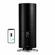 Umidificator cu ultrasunete Duux Beam Mini 2 Black, Wifi, Pentru 30 mp, Asistenti vocali, Timer, Sleep