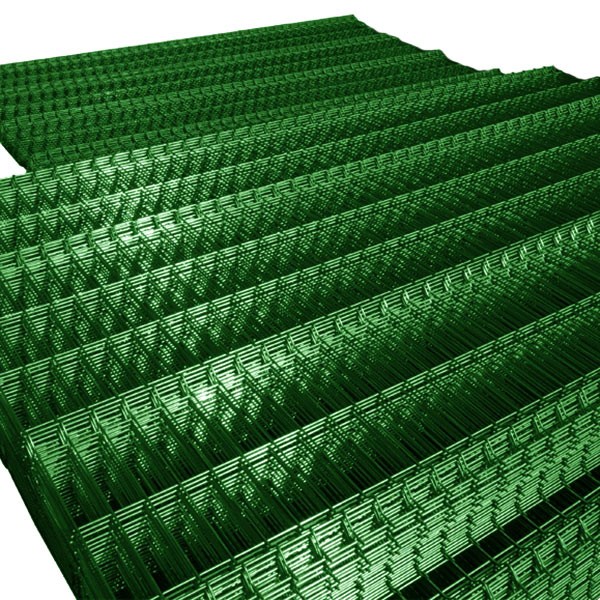 Panou gard bordurat zincat verde 2000 x 2500 mm