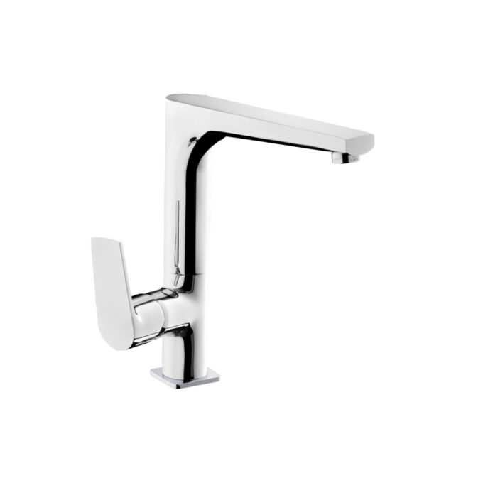 Baterie bucatarie Celesta Aria 1000500 monocomanda pipa pivotanta crom