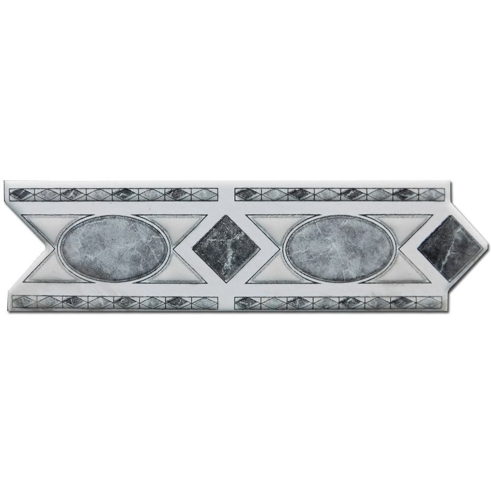 Brau decorativ faianta baie / bucatarie 757 Multi  6 x 20