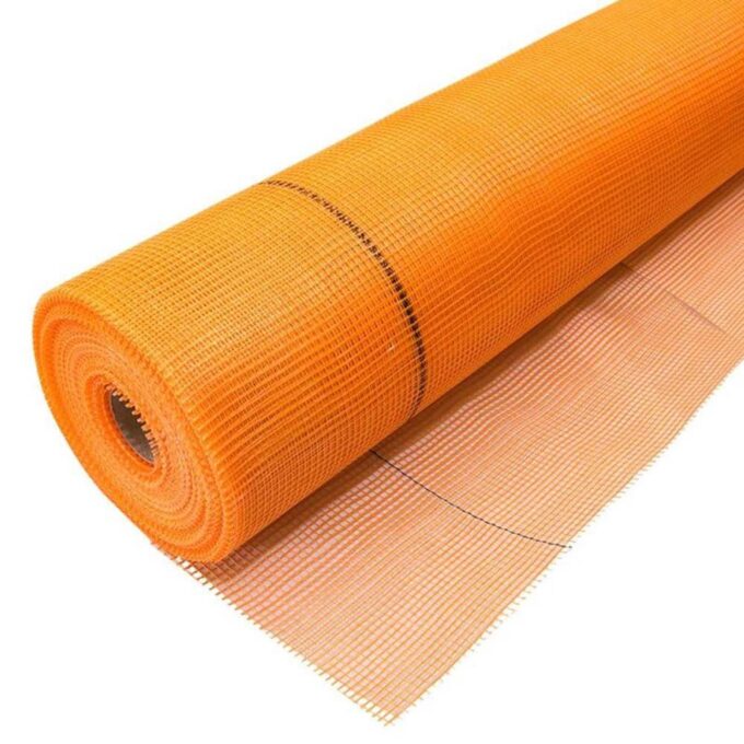 Plasa polistiren  fibra de sticla Optim Orange  145 gr/mp