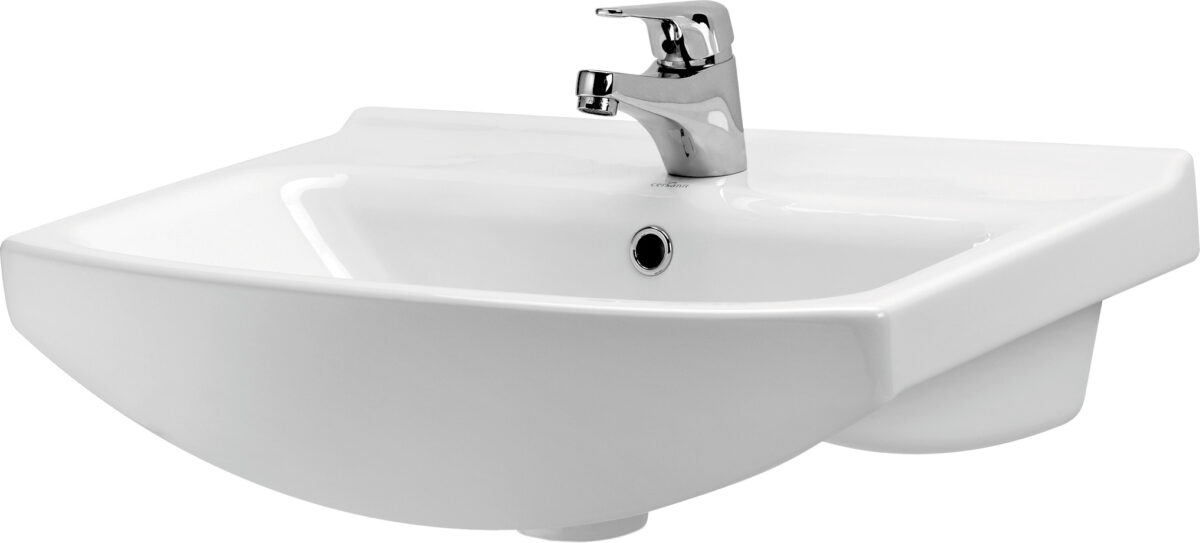 Lavoar / chiuveta baie incastrata Cersanit Cersania K11-0046  60 cm  alb