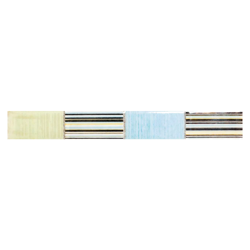 Brau decorativ faianta baie / bucatarie Nirvana Azul/Verde  3 x 25