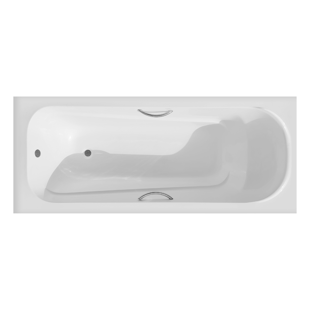 Cada baie dreptunghiulara Bella WB-S001  cu manere  acril  170 x 70 cm