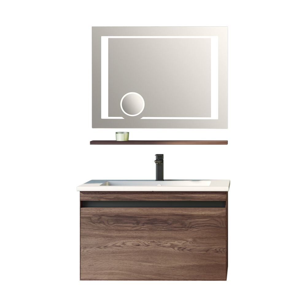 Set mobilier baie Orka Patara  suspendat  3 piese  navaro  80 cm