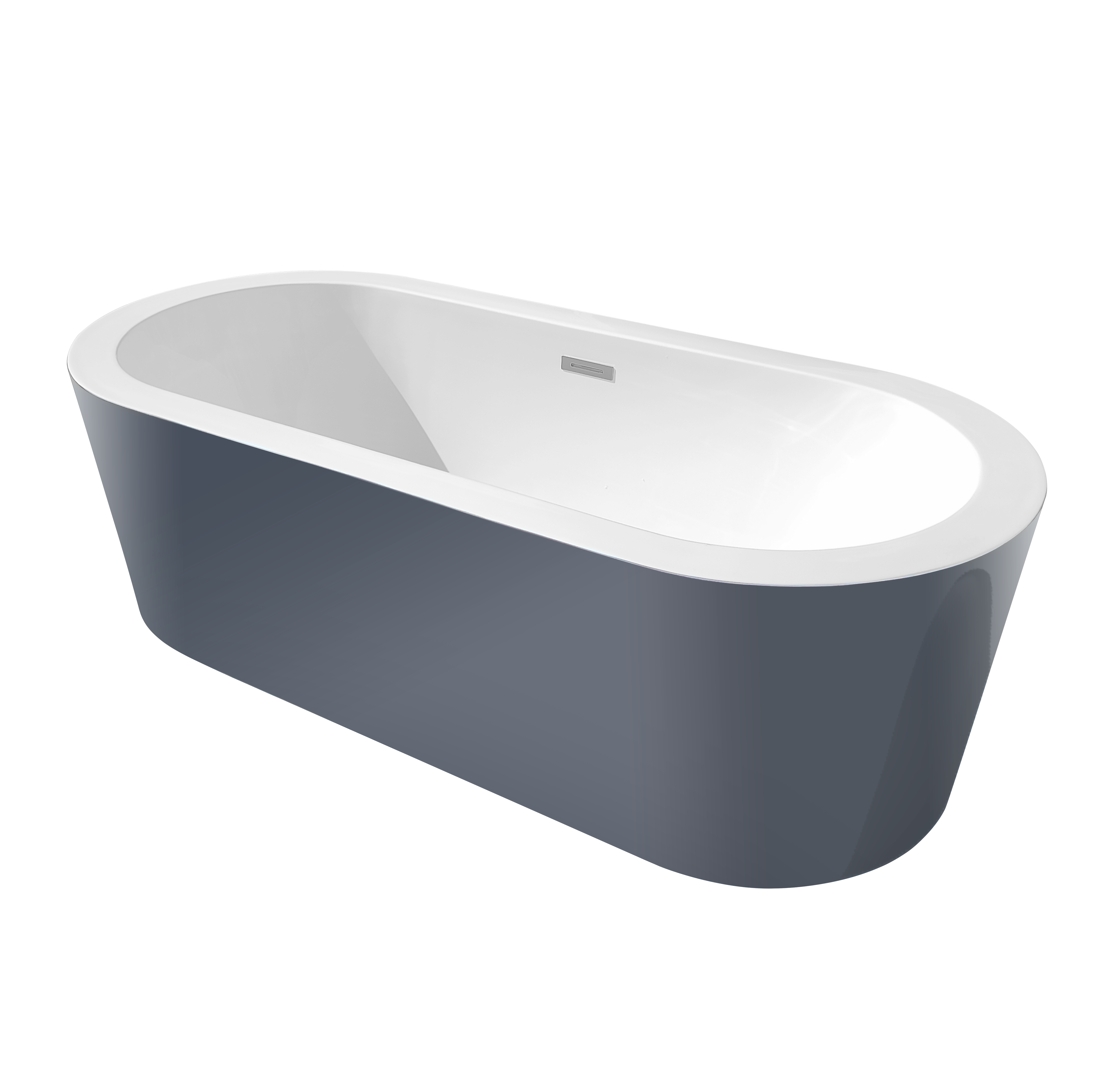 Cada baie freestanding Bella WB-814 1700 x 800 x 580  gri