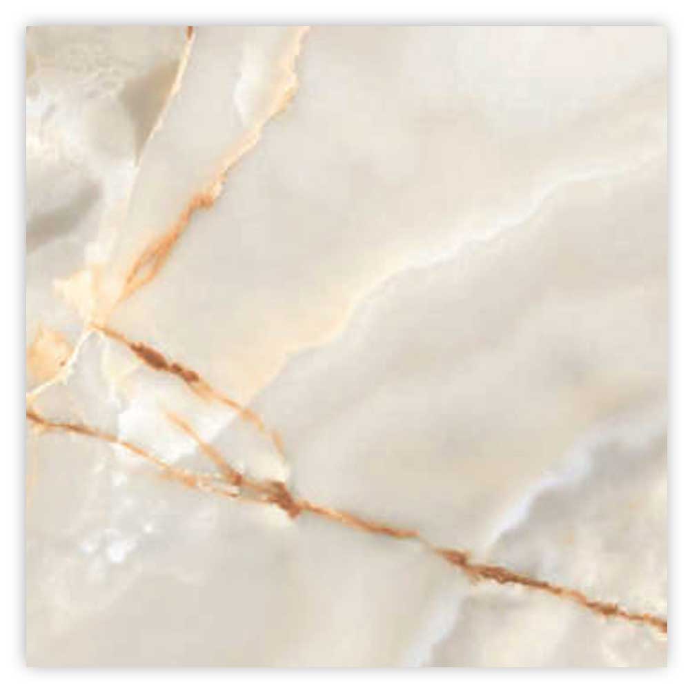 Gresie exterior / interior portelanata Lasa Gold  80 x 80 cm  lucioasa  rectificata  tip marmura