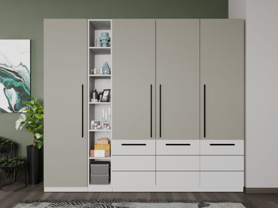 Dulap Casmir / Alb 2.3m Soares