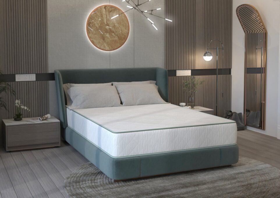 Saltea cu arcuri SomnART LETTO Plus 120x200, înălțime 24 cm, ortopedică, husă matlasată, duritate tare