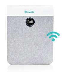 Purificator de aer  AlecoAir P28 Fabric, Wi-Fi, Lampa UV-C, Filtru True HEPA si Carbune Activ, PM 2.5