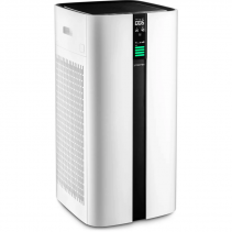 Purificator de aer TROTEC AirgoClean 350 E, Filtru TRUE HEPA, Filtru Carbon, Ionizare, Senzor PM 2.5, Timer, pentru 120 mp