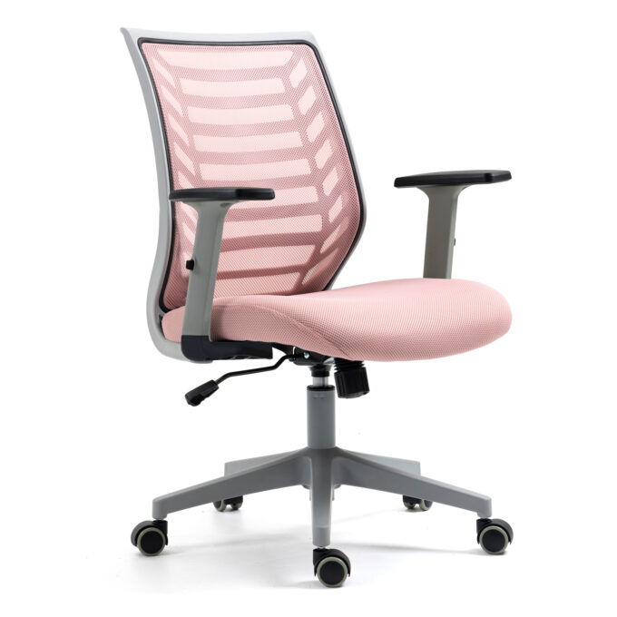 Scaun de Birou, Doctor Shield Think, Suport Lombar, Mesh - Roz